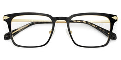 Black Color Chaney Rectangle Prescription Glasses | Zeelool