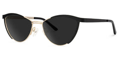 Sydney Cat Eye Black Sunglasses | Zeelool Glasses