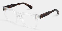 Connor transparent full rim rectangle eyeglasses Online | ZEELOOL
