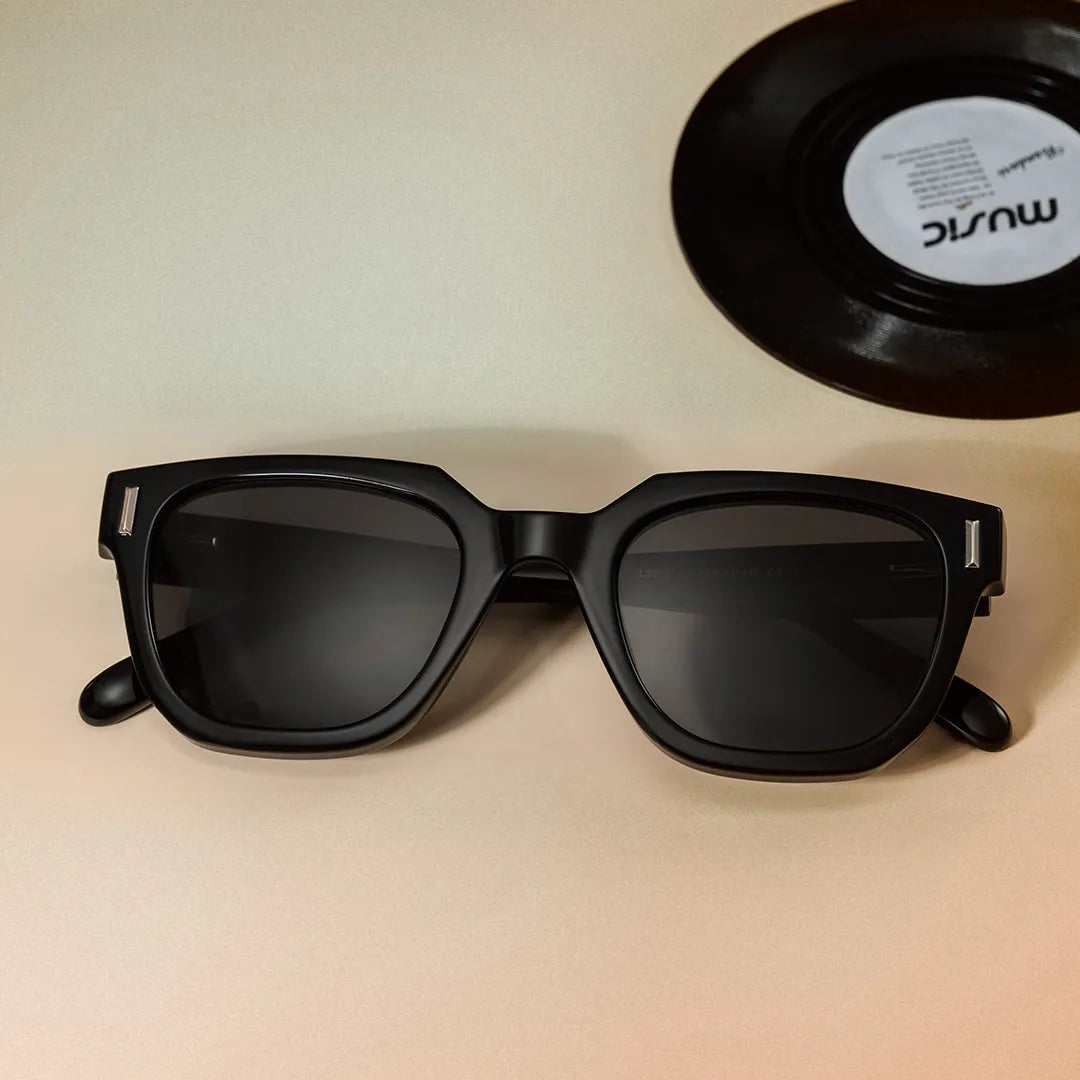 Nia Black Square Sunglasses Online | Zeelool
