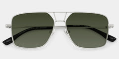 Debbie Silver Metal Aviator Sunglasses | ZEELOOL x Prabal Gurung