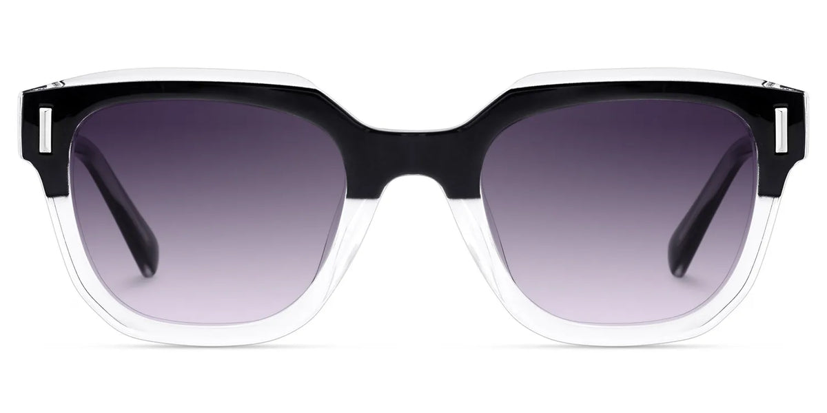 Nia Black Clear Square Sunglasses Online | Zeelool