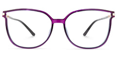 Rodz Square Purple Frame Glasses | Zeelool