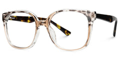 Square Siner Beige Glasses deals -Zeelool Glasses