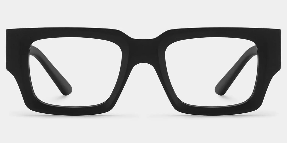 Black TR90 Rectangle Eyeglasses- Garza