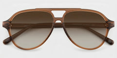 Drew Brown and Orange Aviator Glasses for Women | ZEELOOL