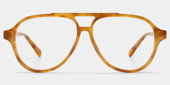 Drew Light Brown Tortoise Aviator Glasses for Teenager | ZEELOOL