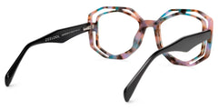 Bobbie Geometric Pink-Tortoise Eyeglasses & Frames