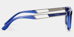Morgan blue rectangle glasses Online | ZEELOOL