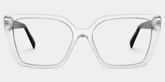 Emery Clear Geometric Artistik Eyewear | ZEELOOL