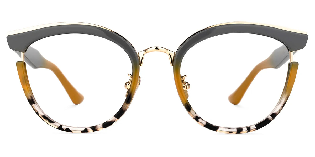Laraine Cat Eye Gray Frame Glasses | Zeelool Optical