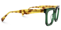 Coville Square Green Glasses