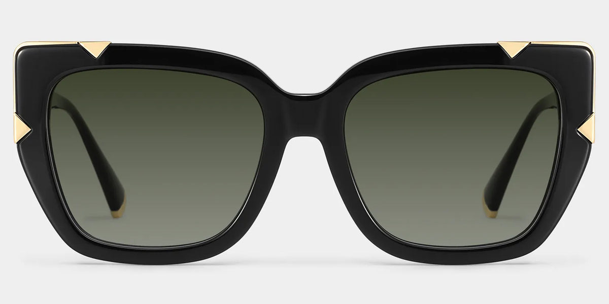 Dax Square Black Frame Eyeglasses for Women| ZEELOOL