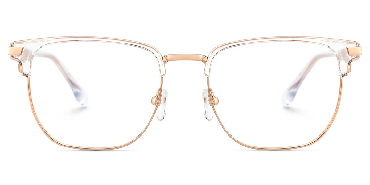 Zaira Browline Clear Eyeglasses with Wide Thin Frame