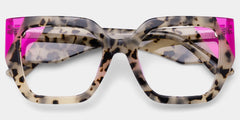Viva Tortoise Frame Glasses with Square Frame Online | ZEELOOL
