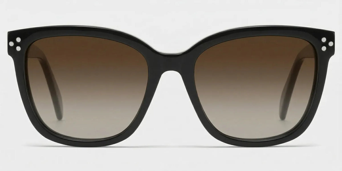 Scarlett Black Frame Glasses with Square Frame Online | ZEELOOL