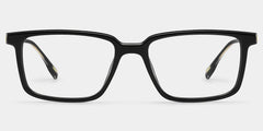 Cyrus Pillowed Rectangle Glasses with Black Frames | ZEELOOL