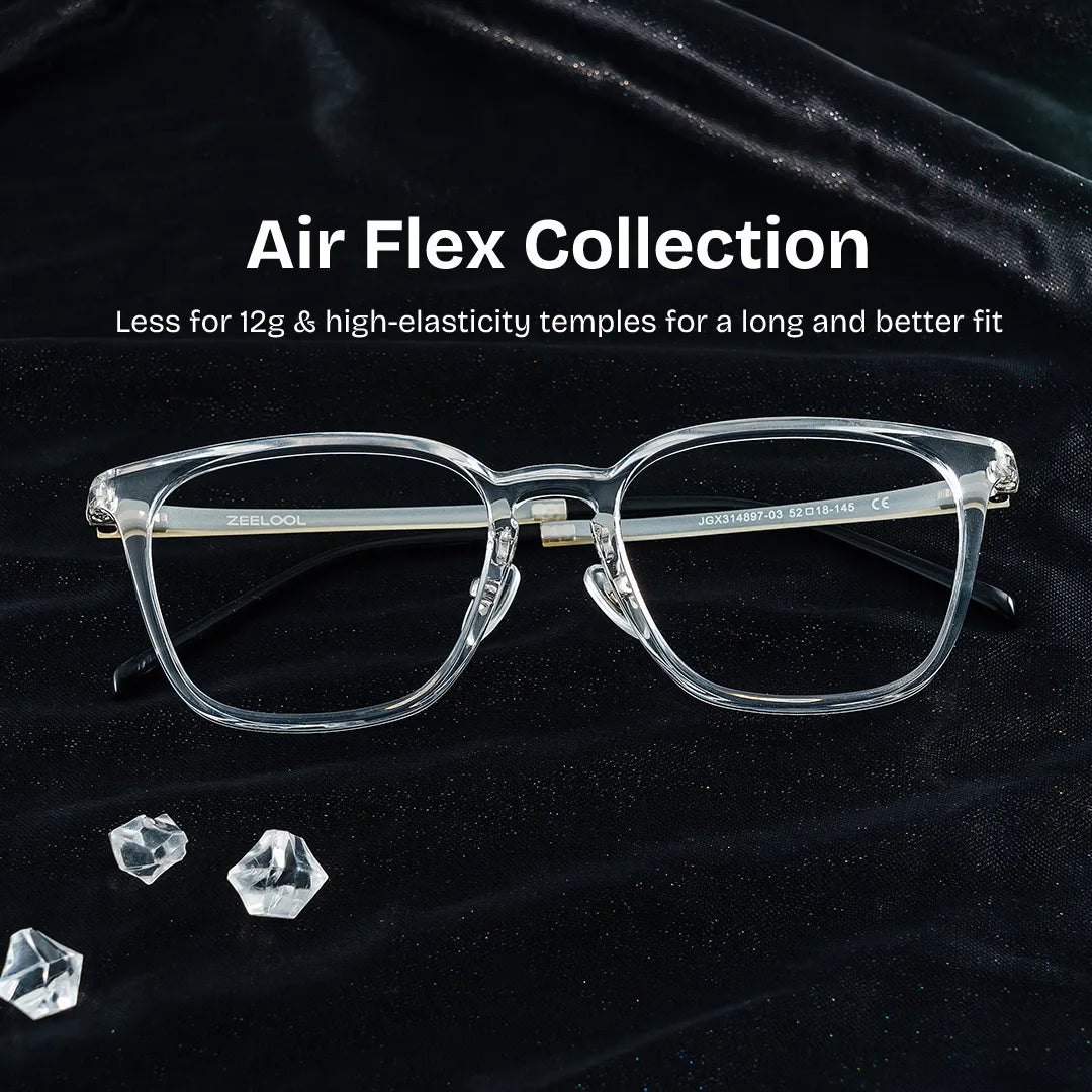 Lily Upswept Rectangular Frames with Rounded Corners | ZEELOOL