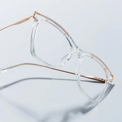 Krystle Square Clear Frame Glasses | Zeelool Optical