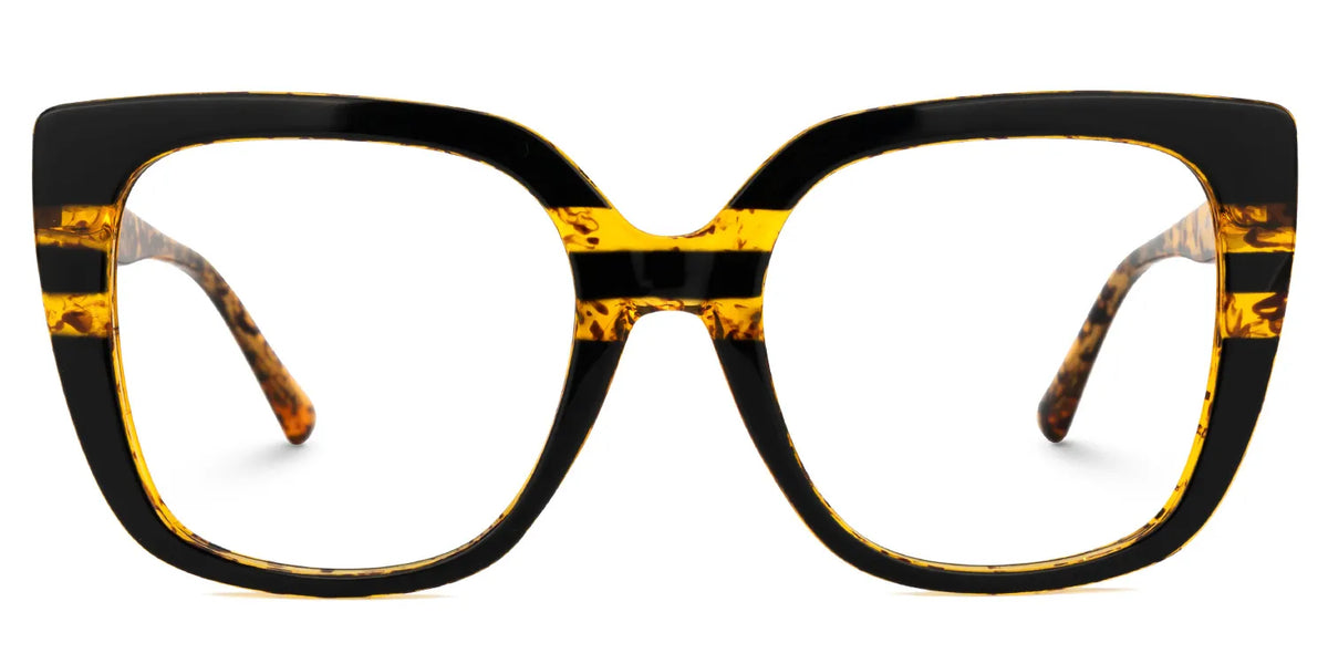 Brenda Square Tortoise Frame Glasses | Zeelool Optical