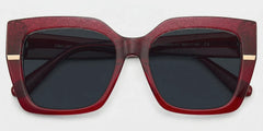 Mavis Square Burgundy Glasses Frames with Glittering Powder| ZEELOOL
