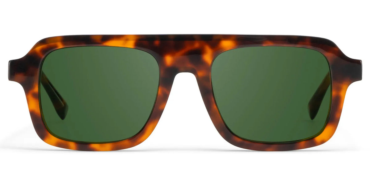Nomad Rectangle Polarized Sunglasses in Acetate Material