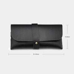 ZPJO615139-01 Black Man-made Leather Box, Glasses Pocket