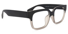 Colin Rectangle Black-Gray Eyeglasses & Glasses Frames