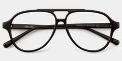 Drew Dark Brown Aviator Glasses for the Female | ZEELOOL