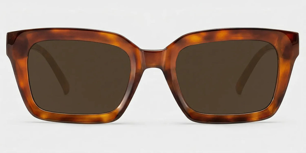 Marley Tortoise Eyeglasses with Rectangle Frames | ZEELOOL