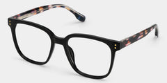 Donnalyn Black Square Natural Eyewear | ZEELOOL