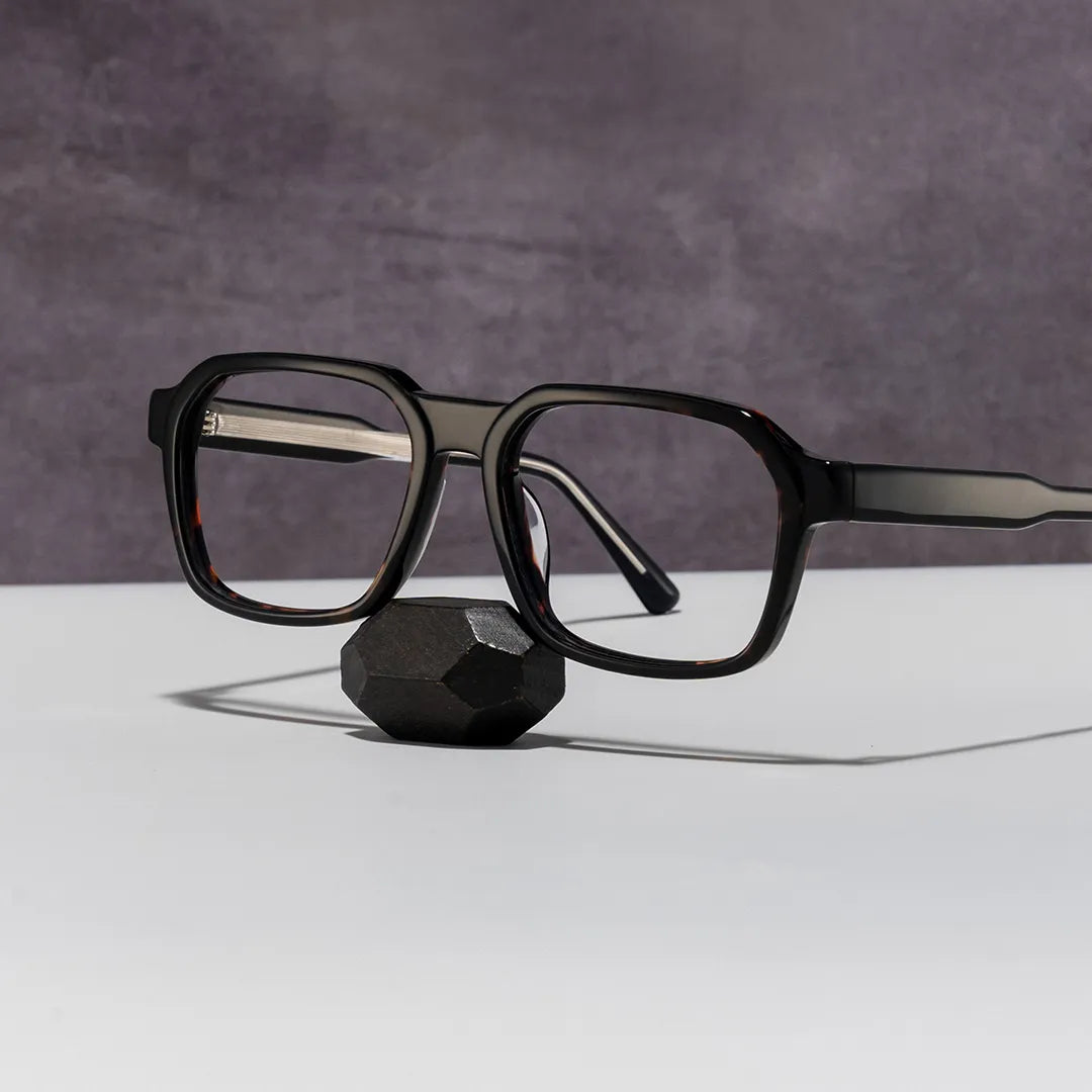 Arden Rectangle Tortoise Frame Eyeglasses for Man| ZEELOOL