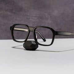 Arden Rectangle Tortoise Frame Eyeglasses for Man| ZEELOOL