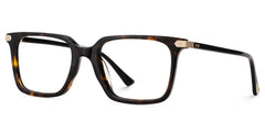 Thin Rectangle Glasses Frames in Tortoise Color
