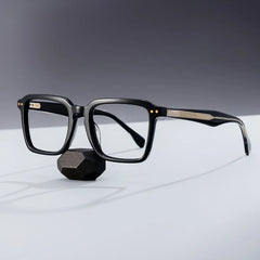 Vickerie Thin Black Glasses in Square Design | Zeelool