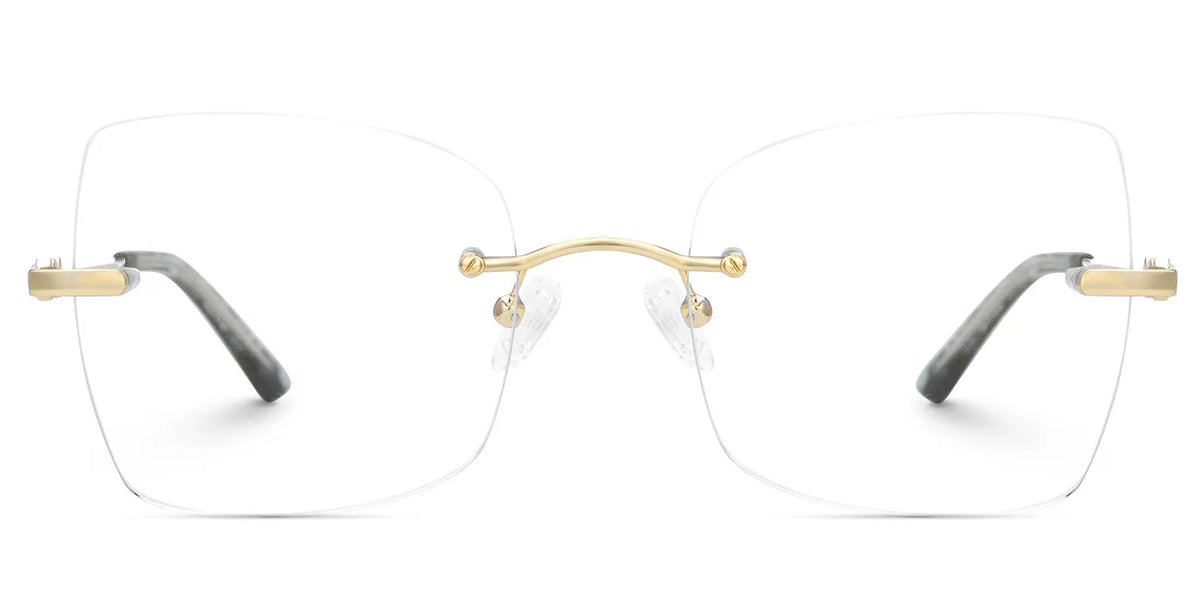 Tierney Designer Butterfly Metal Rimmed Spectacles  | Zeelool