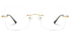 Tierney Designer Butterfly Metal Rimmed Spectacles  | Zeelool