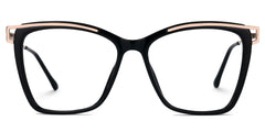 Krystle Square Black Eyeglasses and Glasses Frames