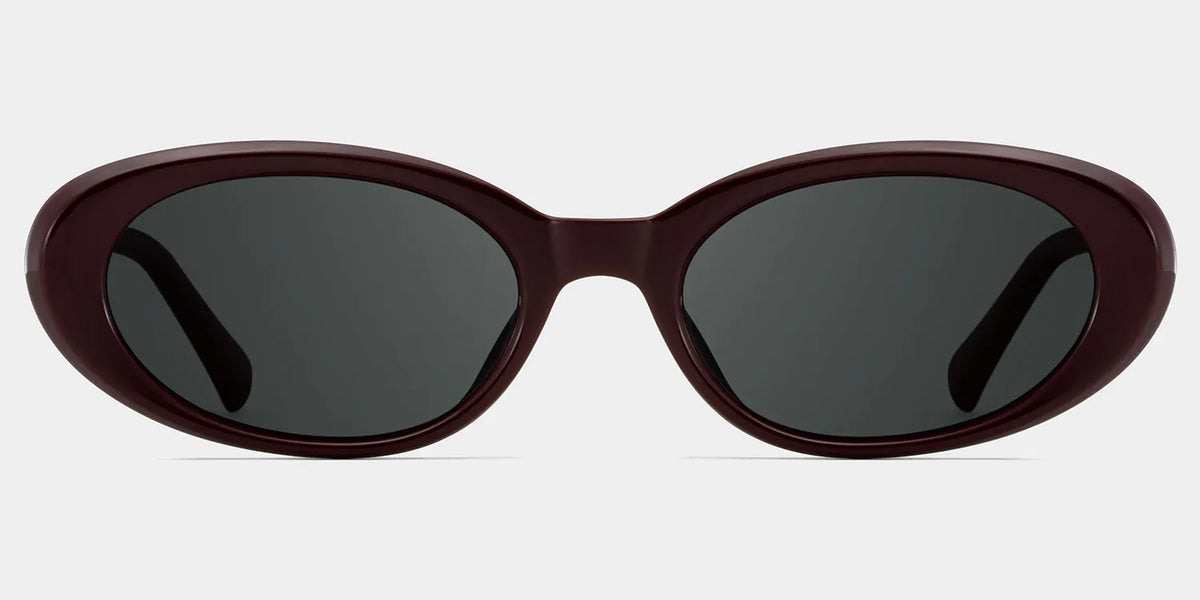 Zion purple Frame Polarized Sunglasses with oval Style Online | ZEELOOL