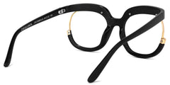 Darice Thick Round Black Frame Glasses | Zeelool