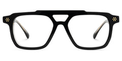 Mercurio Eyeglasses in Aviator Black Frame | Zeelool