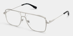 Debbie Silver Metal Frame Aviator Glasses | ZEELOOL x Prabal Gurun