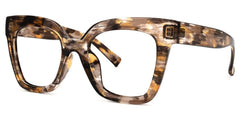 Malcolm Square Brown Eyeglasses and Glasses Frames