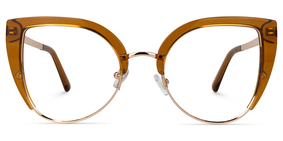 Brewer Cat Eye Brown Glasses Online Sale for Women