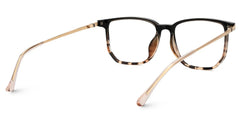 Fezell Tortoise Thin Frame Eyeglasses | Zeelool Optical
