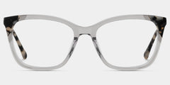 Juno Rectangle Gray Frame Eyeglasses for Woman| ZEELOOL
