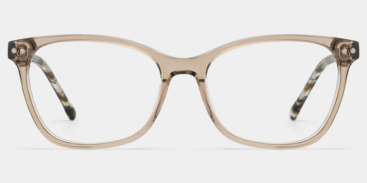 Marigold rectangle brown glasses Online | ZEELOOL