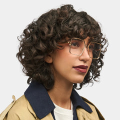 Square Toure Gold Frames Designer Glasses