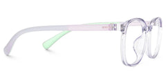 Kids Oval  Purple Amaker Frame Glasses | Zeelool