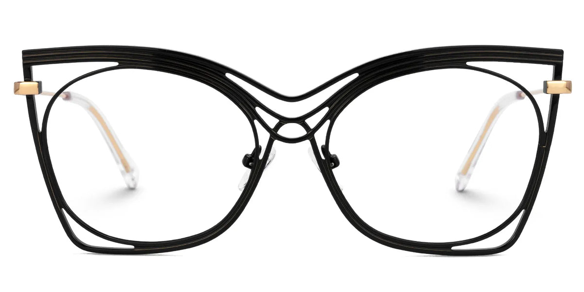 Designer Ballou Glasses in Metal Full-Frame